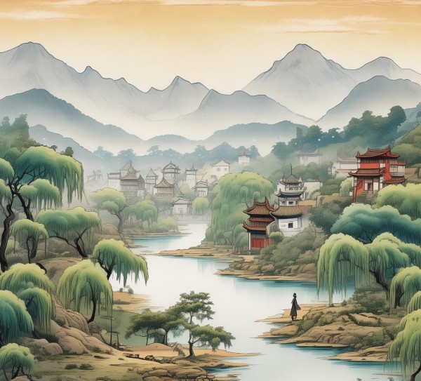 礼泉风情，岁月静好的山水画卷