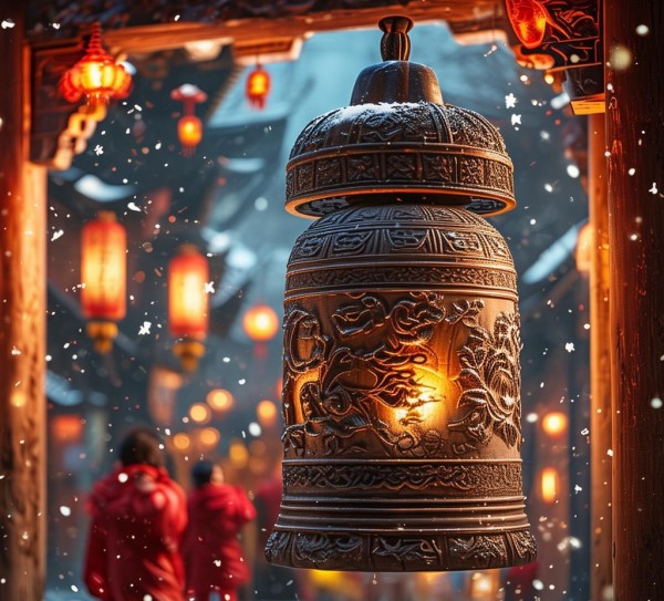 新春钟韵，诗意祝福映新年